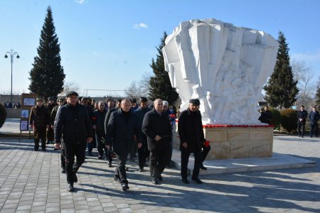  Tərtərdə Xocalı soyqrımının 33-cü ildönümü qeyd olunub