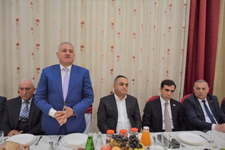 Tərtər, Ağdərə və Goranboy rayonlarından olan şəhid ailələri və qazilər üçün iftar süfrəsi təşkil olunub