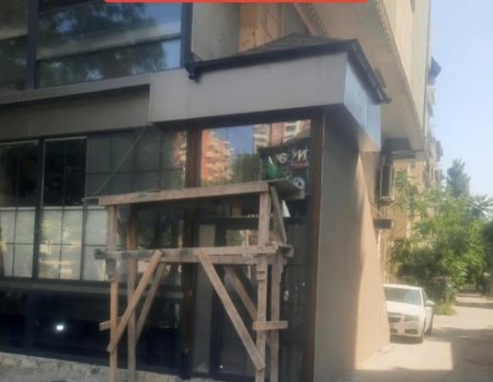 Nəsimi rayonunda qanunsuz tikinti -