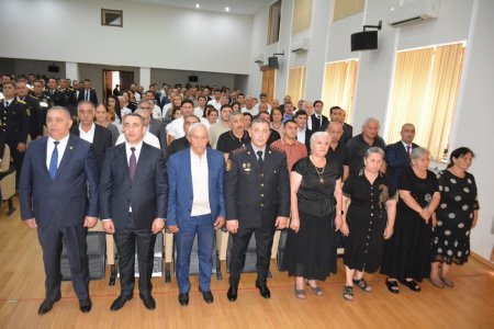 Tərtərdə polis işçilərinin peşə bayramı günü münasibəti ilə tədbir keçirilib