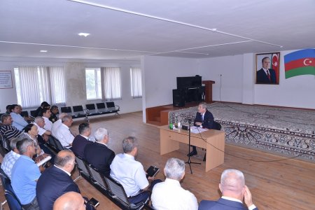 Süleyman Mikayılovun Qızıldaş qəsəbəsində səyyar qəbulu keçirilib