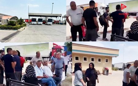 İranda saxlanılan Naxçıvan avtobusları ilə bağlı - 