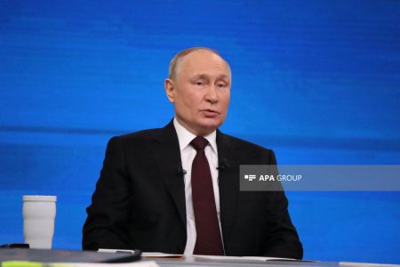 Putin: Rusiya Ukraynanın NATO-ya üzvlüyünü qəbuledilməz hesab edir