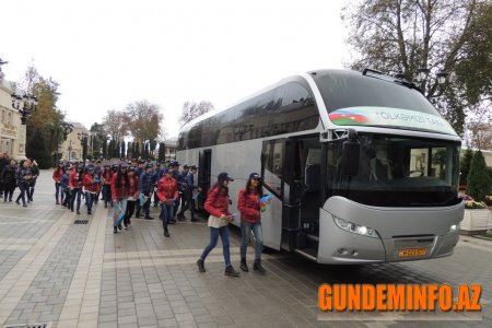 “Ölkəmizi tanıyaq” tur-aksiyaya iştirakçıları yola salındı