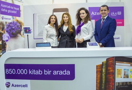 Azercell “Bookmate” layihəsi ilə V Bakı Beynəlxalq Kitab Sərgi-Yarmarkasında - 