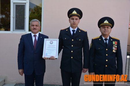 Tərtərdə 2 iyul-Polis işçilərinin peşə bayramı günü münasibəti ilə tədbir keçirildi