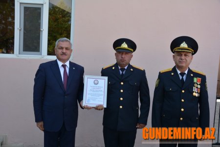 Tərtərdə 2 iyul-Polis işçilərinin peşə bayramı günü münasibəti ilə tədbir keçirildi