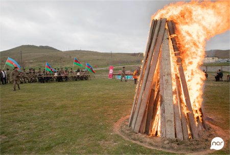 “Nar” Novruz bayramını azad edilmiş ərazilərdə əsgərlərlə qeyd etdi