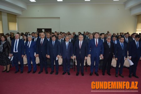 BDU və Tərtər Rayon İcra Hakimiyyəti Ulu Öndər Heydər Əliyevin 100 illik yubileyinə həsr olunmuş konfrans keçirib