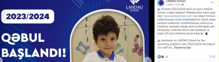 “LANDAU School” illik qiymətləri artırdı: 