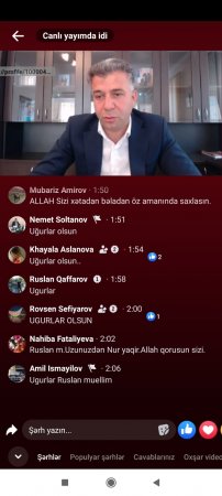 "Üzünüzdən nur yağır" - 