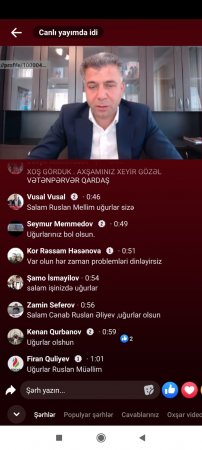 "Üzünüzdən nur yağır" - 