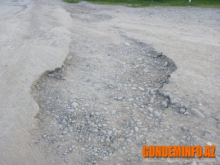 Göyçayda kənd yolunun təmir layihəsi dəyişdirildi -