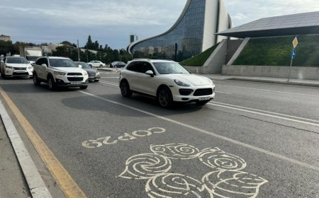 COP29 zolaqlarında yol nişanlarının sökülməsinə başlanılıb