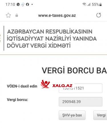 Deputatın oğlunun şirkəti 300 min manata yaxın vergi borcunun niyə ödəmir?- Deputatın oğlunun şirkəti 300 min manata yaxın vergi borcunun niyə ödəmir?-
