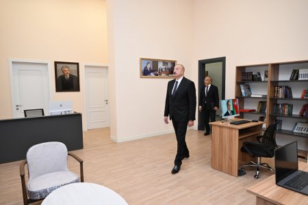 Prezident Bakıda açılışda - 