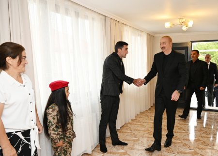 Prezident İlham Əliyev Xocalı rayonunun Seyidbəyli kəndində olub