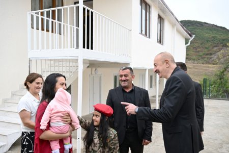 Prezident İlham Əliyev Xocalı rayonunun Seyidbəyli kəndində olub